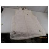 New PATAGONIA WomensLG White LtWt Puff Vest $139