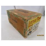 Wooden antique LITTLE TOM Cigar TomMoore Box