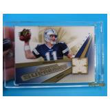 DREW BLEDSOE GameWorn Jersey Card