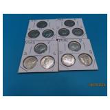 (4) 1940/42/43/44 p/d/s/ Mercury Dime Sets *12coin