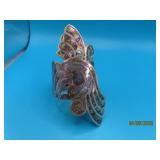 Impressive Sterling MOP Full Inlay Bracelet 38g