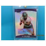 Rookie DJ WILLIAMS Broncos 13/50 Card Autographed