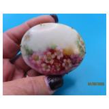 antique 2.25" Handpainted Porcelain Pin