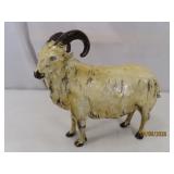 antique Cast Metal Mountain Goat Doorstop/Figure