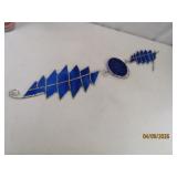 Custom 3pc GRATEFUL DEAD Stained Glass Hanger