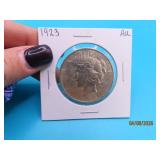 1923 PEACE Silver US Dollar Coin