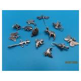 (13) Sterling Silver ANIMAL Charms Butterfly 40g