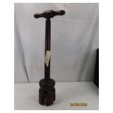 Antique Wooden Rope Bed c1870 Tightener 20"