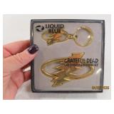 boxed GRATEFUL DEAD LiquidBlue keychain car emblem