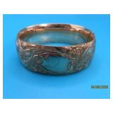 Antique Gold Filled/Toned 2.5"x1" Bracelet R&G CO