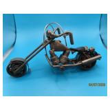 8" Metal RePurpose Motorcycle Nut/Bolt Sculpture