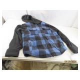 New URBAN OUTFITTER JuniorsMED Fleece Coat Blu $48