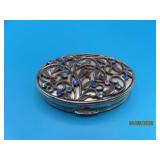 vtg DORSET 5thAve Rhinestone Makeup Compact 40s