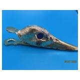 Neat c1970s DUCK HEAD Envelope Paper 4.5" Clip