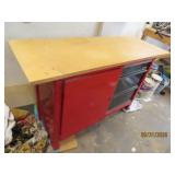 CRAFTSMAN 54" Metal woodtop Work Bench Storage