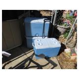 (3) NICE Rubbermaid 30"ish Pull Coolers CLEAN
