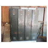 Vintage Steel 4section 60" Storage Locker
