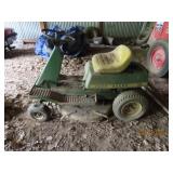 classic vintage JOHN DEERE 56 Riding Mower