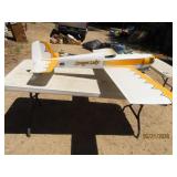 Dragon Lady 68" R/C yellow/white Airplane 13"prop