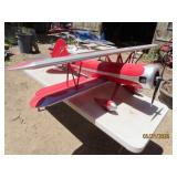 DualWing 64" Red R/C Gas Airplane 18"prop LEGACY