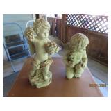 (2) Heavy ResinType 18"ish Angels