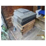 approx 2squares White T-LOCK vintage Roof Shingles