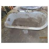 Antique ClawFoot Cast Iron Bath Tub
