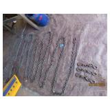 (4) asst HD LogType Tow Chains