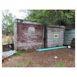 (2) 8x12 ConexType Storage Buildings Sheds