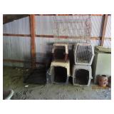 (6) asst Large & XLarge Dog~Chicken~Pet Kennels