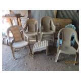 12pcs Poly Outdoor Patio Chairs and the like