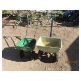 (2) Twirling Fertilizer Spreaders