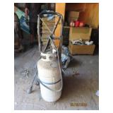 Propane PullCart Weed Burning Setup