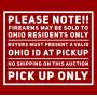 Buyer must be an Ohio Resident and 18 years of age