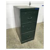 3 drawer filing cabinet 27" x 18.5" x 40 inches
