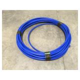 Blue plastic water line 3/4 " approximately 165