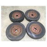 4 16"wheels and tires for a 1948 Ford pick up