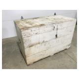 Large wood box 42" x 27" x 21"