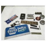 Vintage automobile related items
