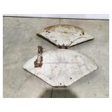 Vintage Ford 8N,9N tractor rear fenders
