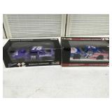 2 NASCAR diecast cars