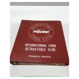 Retractable Ford club technical manual