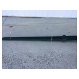 11 7 foot  metal fence post