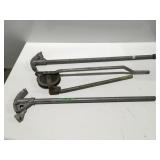 Conduit benders, 1/2 and 3/4  inch conduit