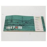 1964 Ford owners manual