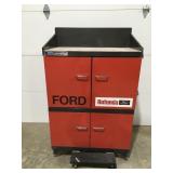 Ford Rotunda dealership, service cabinet 53" x