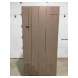 Vintage homemade wood cabinet 71" x 34" x