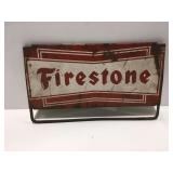 Vintage firestone tire sign
