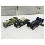 Vintage metal Dusenburg model kits missing pieces
