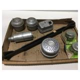 Small engine mufflers, and mower blades 22"